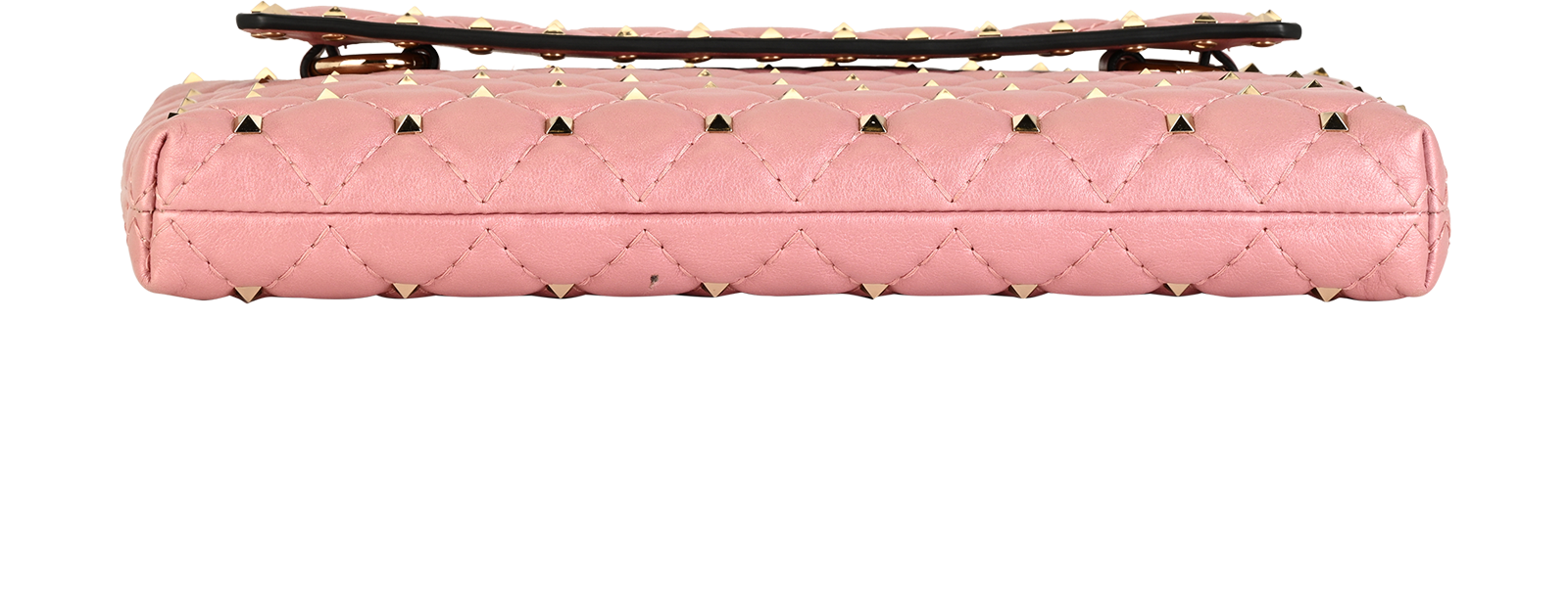 Rockstud Clutch, &pound;390, Handbags, Pink, Leather, Top view